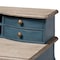 Baxton Studio Celestine Blue Spruce Finished Wood Accent Writing Desk 155-9386 - alternate 2